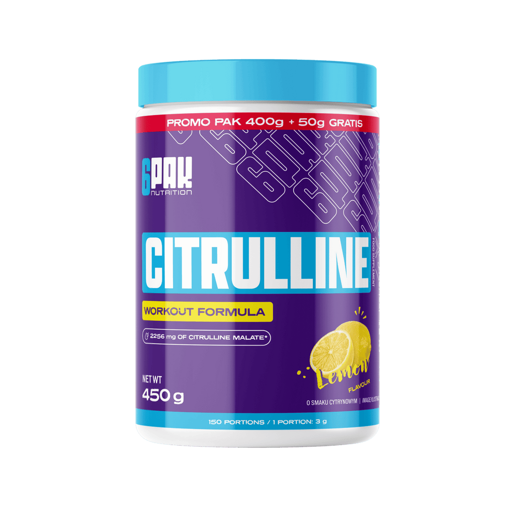 6PAK Nutrition, Cytrulina (Citrulline), proszek, 450 g