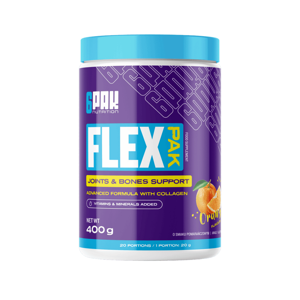 6PAK Nutrition, Flex PAK, Orange, 400 g