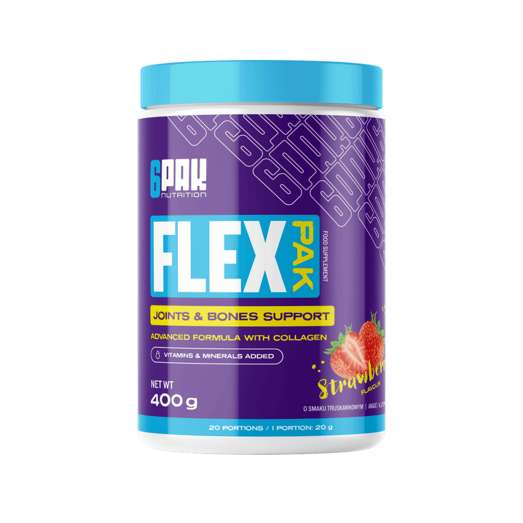 6PAK Nutrition, Flex PAK, Strawberry, 400 g