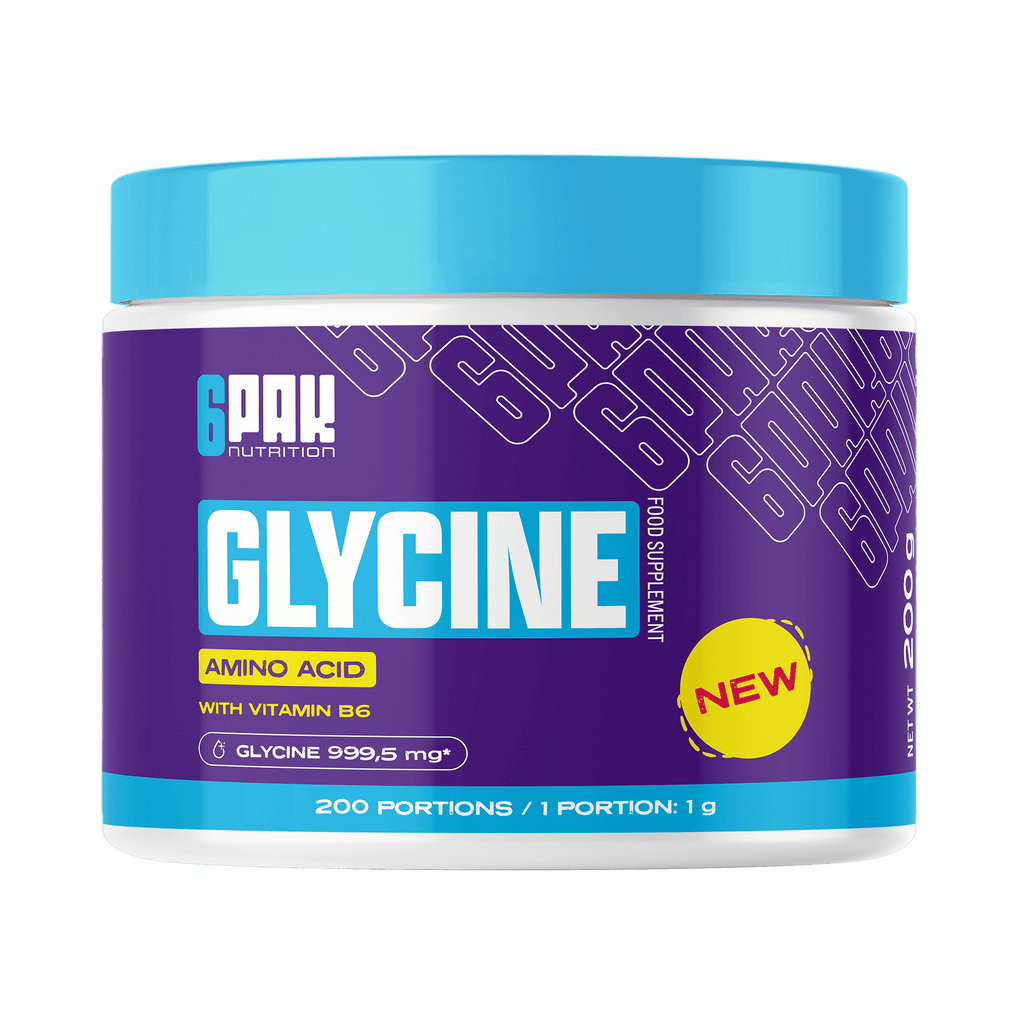 6PAK Nutrition, Glicyna (Glycine), proszek, 200 g