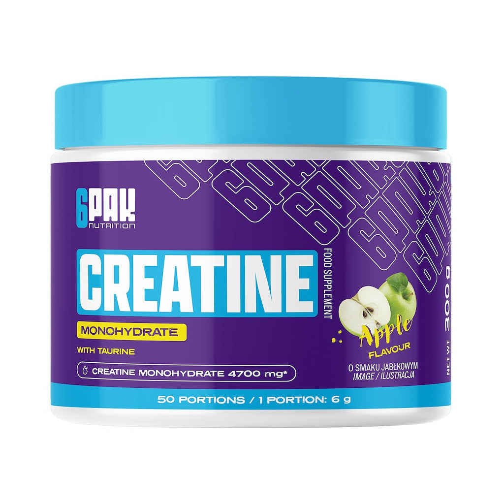 6PAK Nutrition, Kreatyna monohydrat (Creatine monohydrate), proszek, 300 g