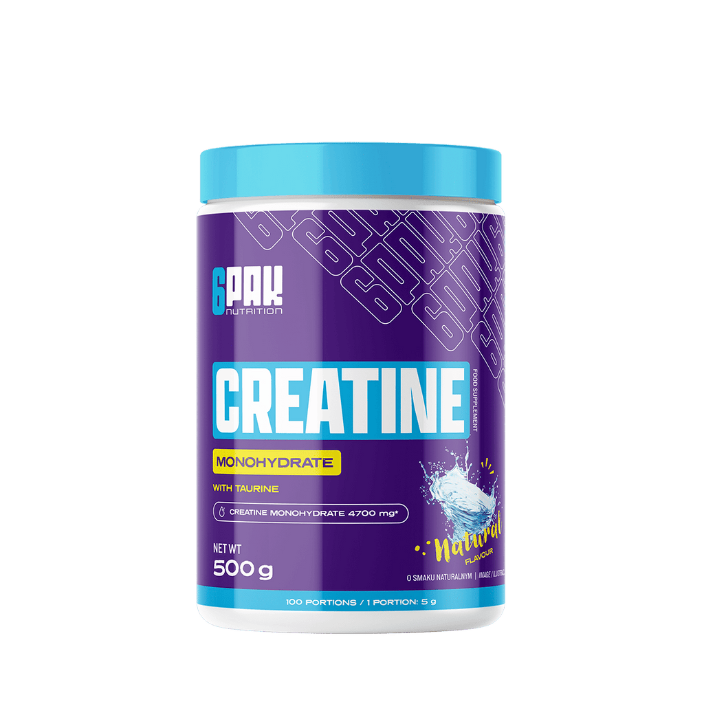 6PAK Nutrition, Kreatyna monohydrat (Creatine monohydrate), proszek, 500 g
