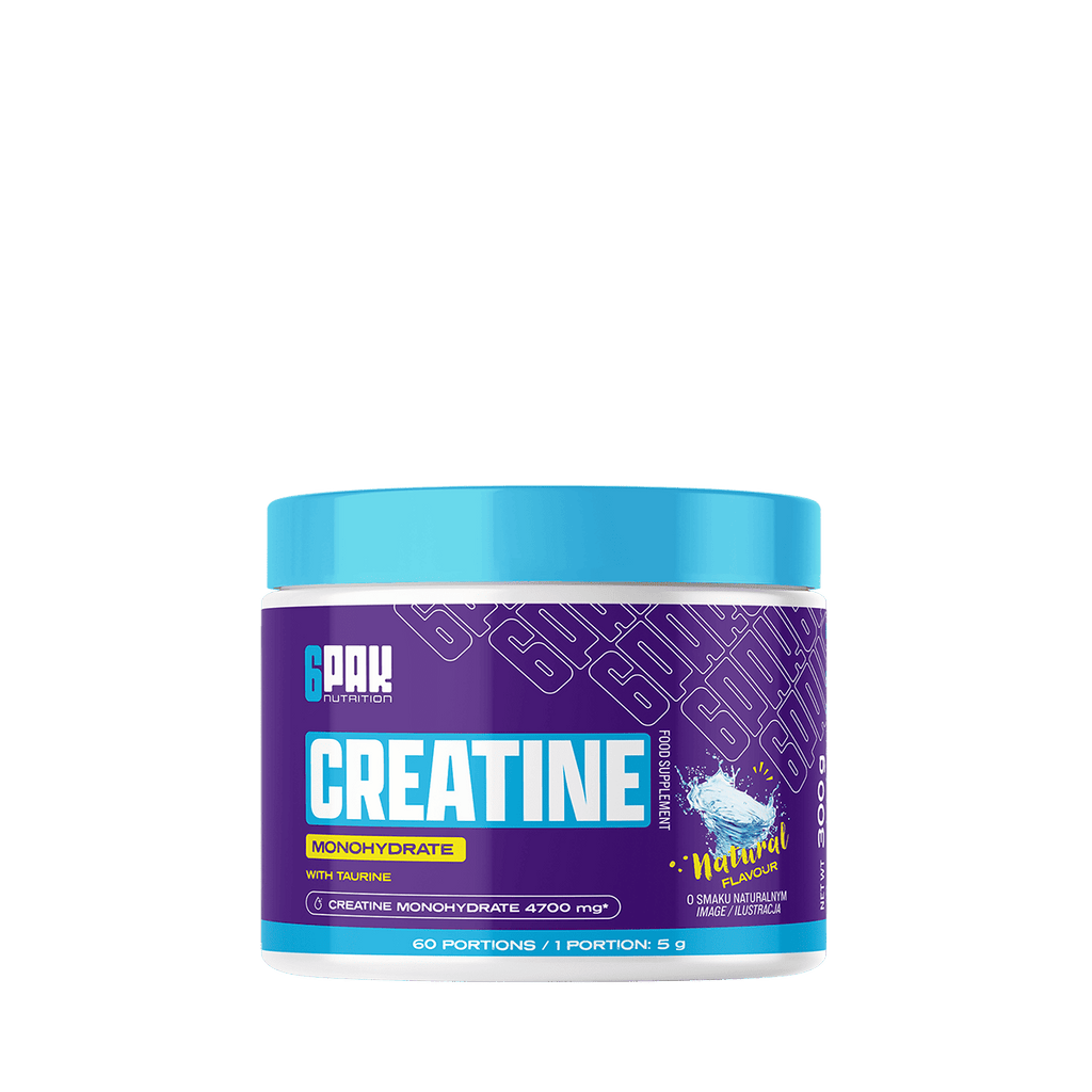 6PAK Nutrition, Kreatyna monohydrat (Creatine monohydrate), proszek, 300 g