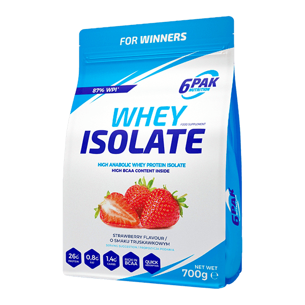 6PAK Nutrition, Whey Isolate (WPI), proszek, 700 g