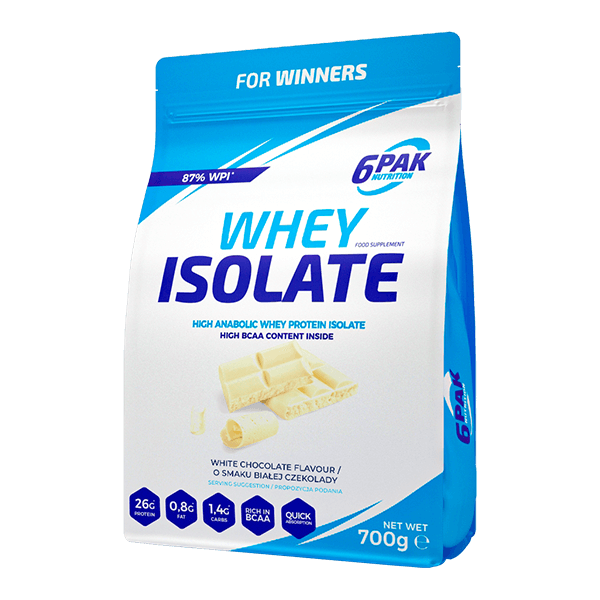 6PAK Nutrition, Whey Isolate (WPI), proszek, 700 g