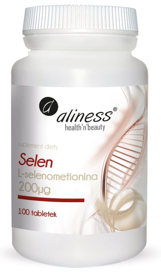Aliness, Selen L-selenometionina 200 µg, tabletki, 100 szt.