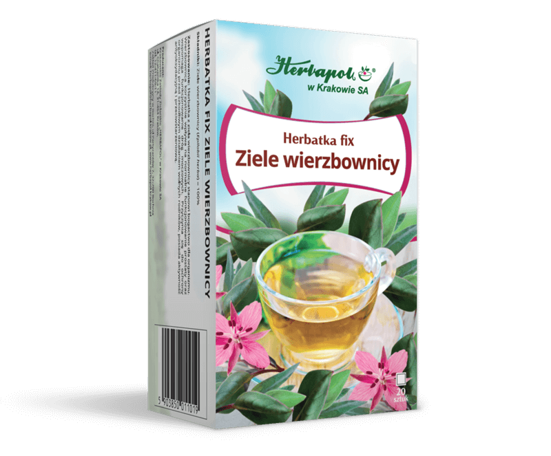 Herbapol Kraków, Herbatka fix Ziele wierzbownicy, saszetki, 20 szt