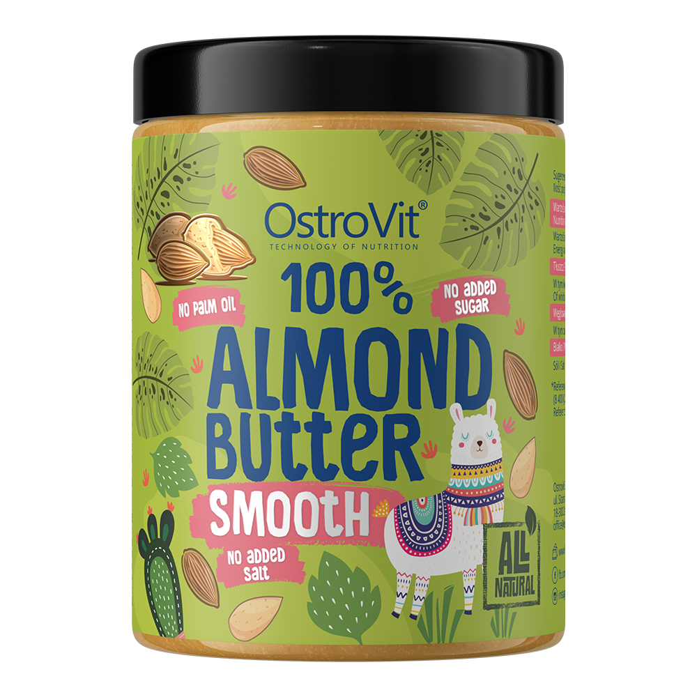 OstroVit, 100% Almond Butter Smooth, 1000 g