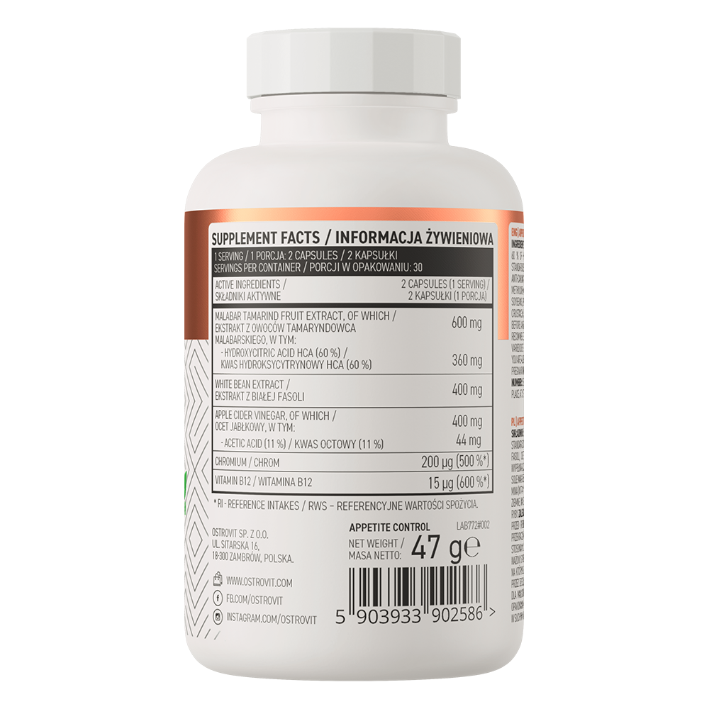 OstroVit, Appetite Control, kapsułki, 60 szt.