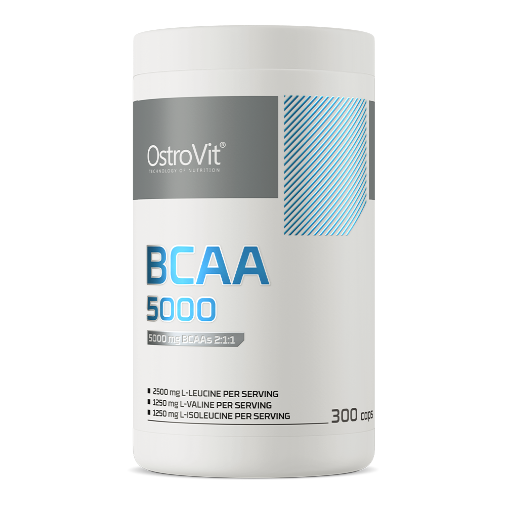 OstroVit, BCAA 5000, kapsułki, 300 szt.