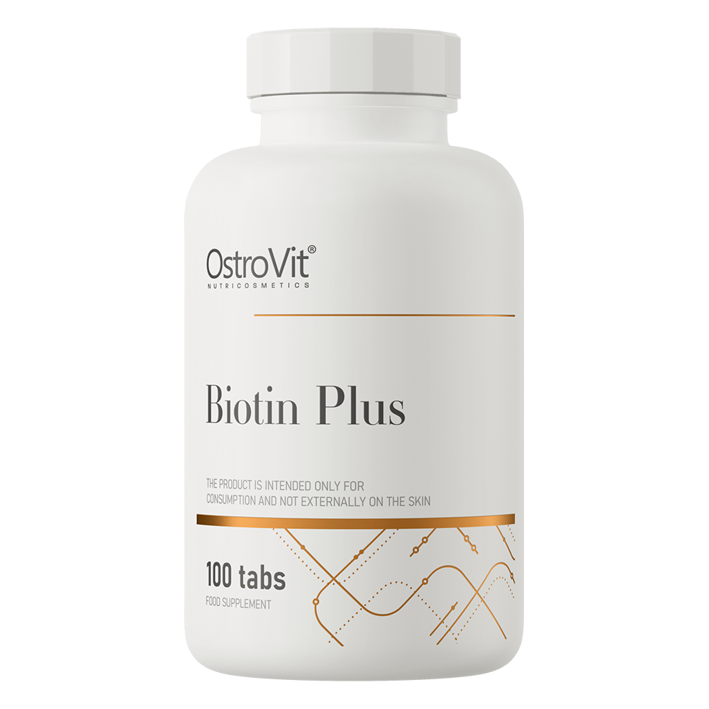 OstroVit, Biotin PLUS, tabletki, 100 szt.