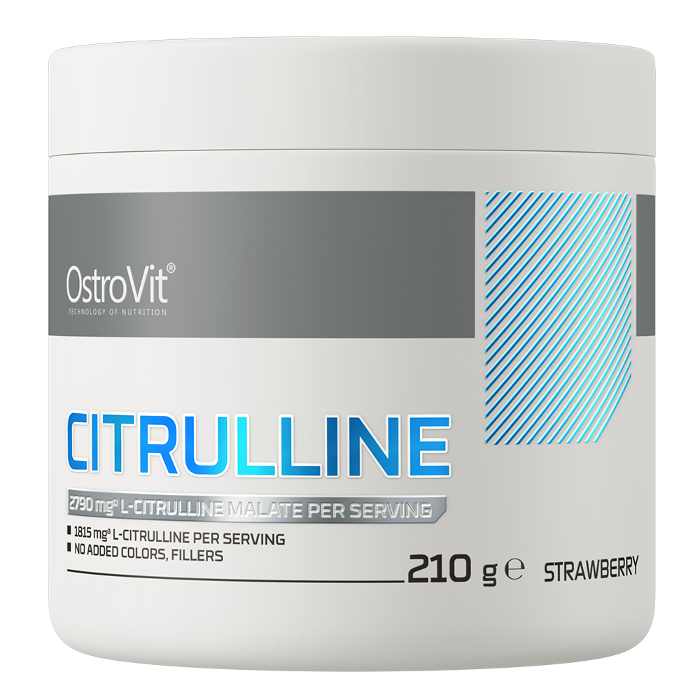 OstroVit, Citrulline Strawberry, proszek, 210 g