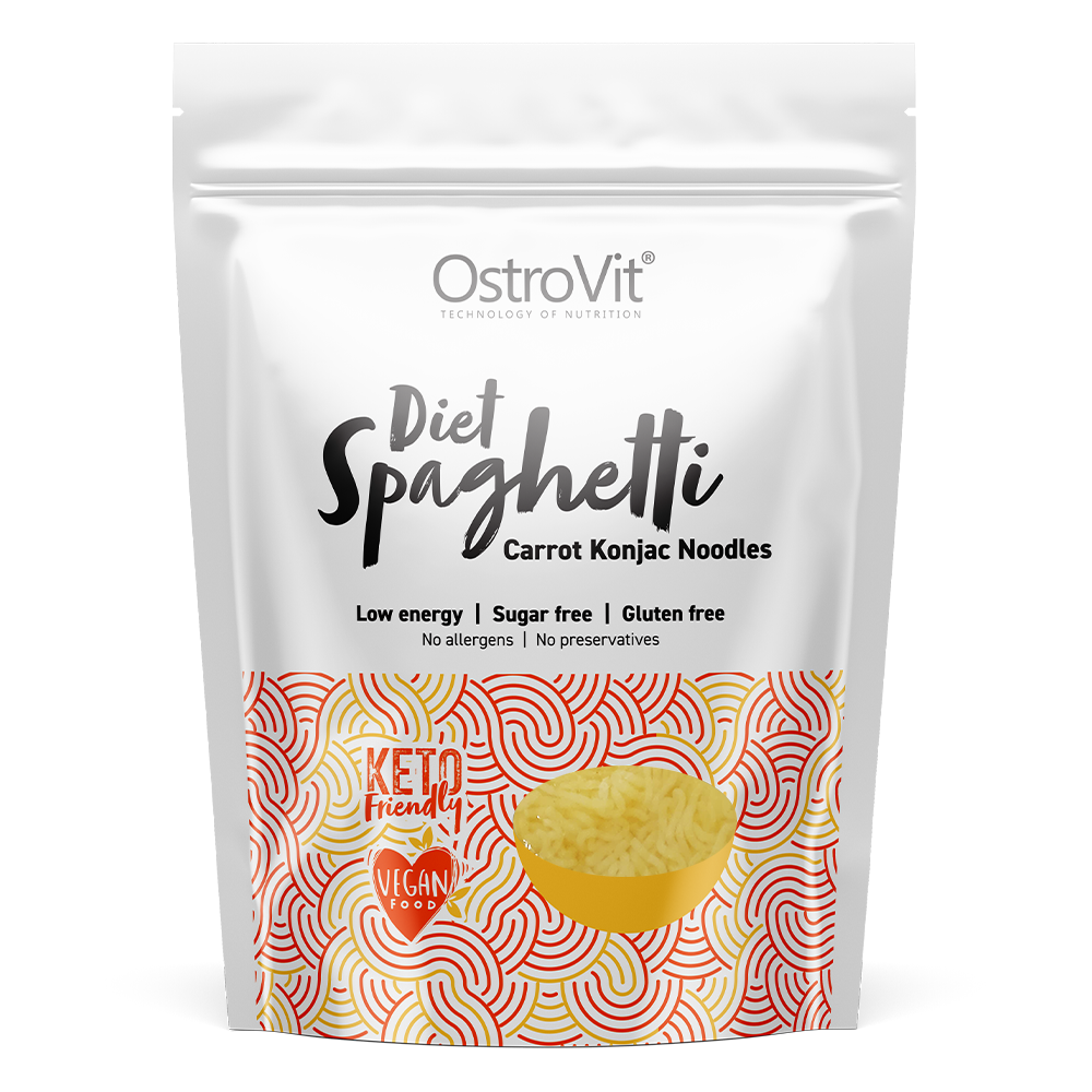 OstroVit Diet, Makaron spaghetti Konjac marchew (noodles), 250 g / 400 g