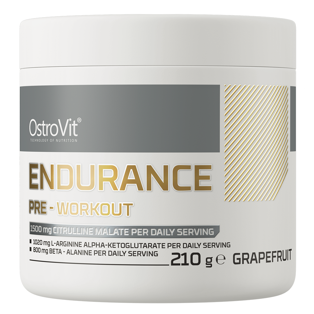 OstroVit, Endurance Pre-Workout grejpfrut, proszek, 210 g