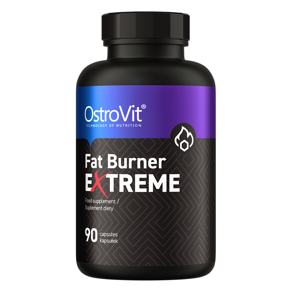 OstroVit Fat Burner eXtreme, kapsułki wege, 90 szt.