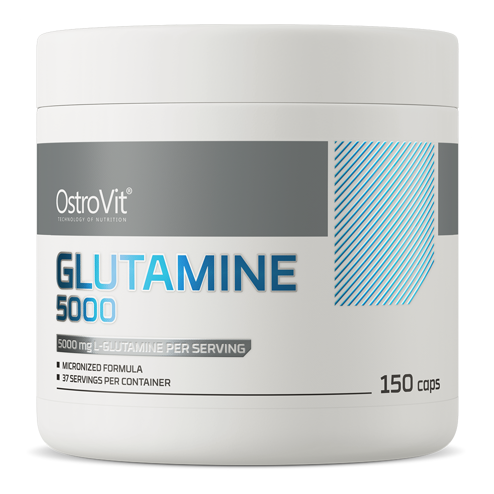OstroVit, Glutamina (Glutamine) 5000 mg, kapsułki, 150 szt.