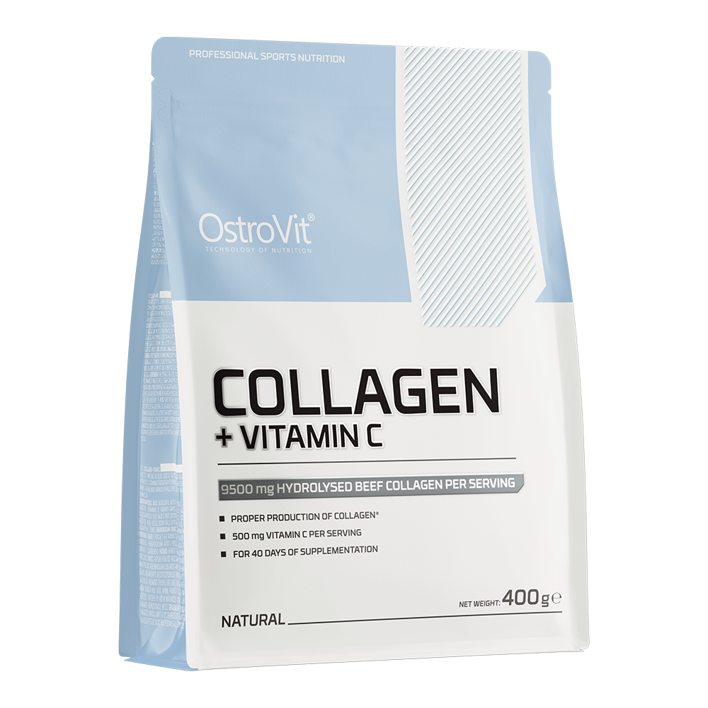 OstroVit, Collagen + Vitamin C, proszek, 400 g