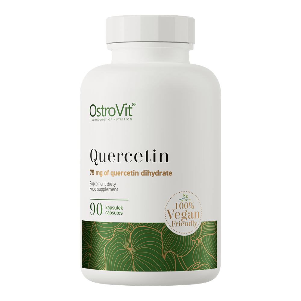 OstroVit, Quercetin 75 mg, kapsułki wege, 90 szt.