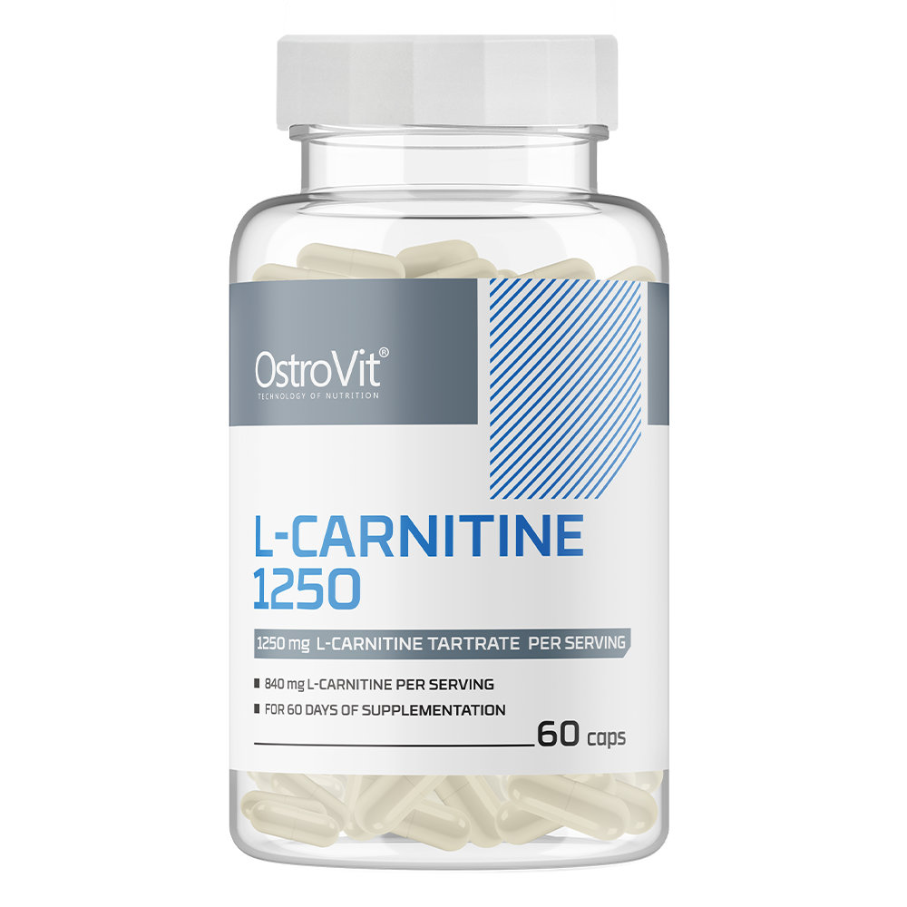 OstroVit, L-Carnitine 1250, kapsuki, 60 szt. witamin | sklep OstroVit, L-Carnitine 1250, kapsuki, 60 szt. witamin | sklep