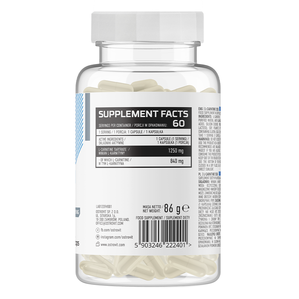 ostrovit l carnitine 1250 OstroVit, L-Carnitine 1250, kapsułki, 60 szt. – witamin ostrovit l carnitine 1250 OstroVit, L-Carnitine 1250, kapsułki, 60 szt. – witamin