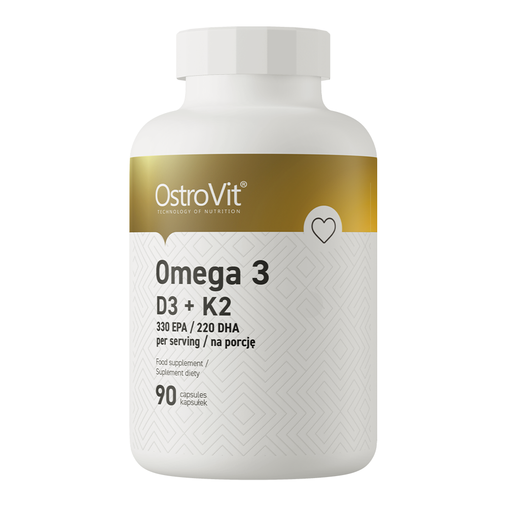 OstroVit, Omega 3, D3+K2, softgels, 90 szt.