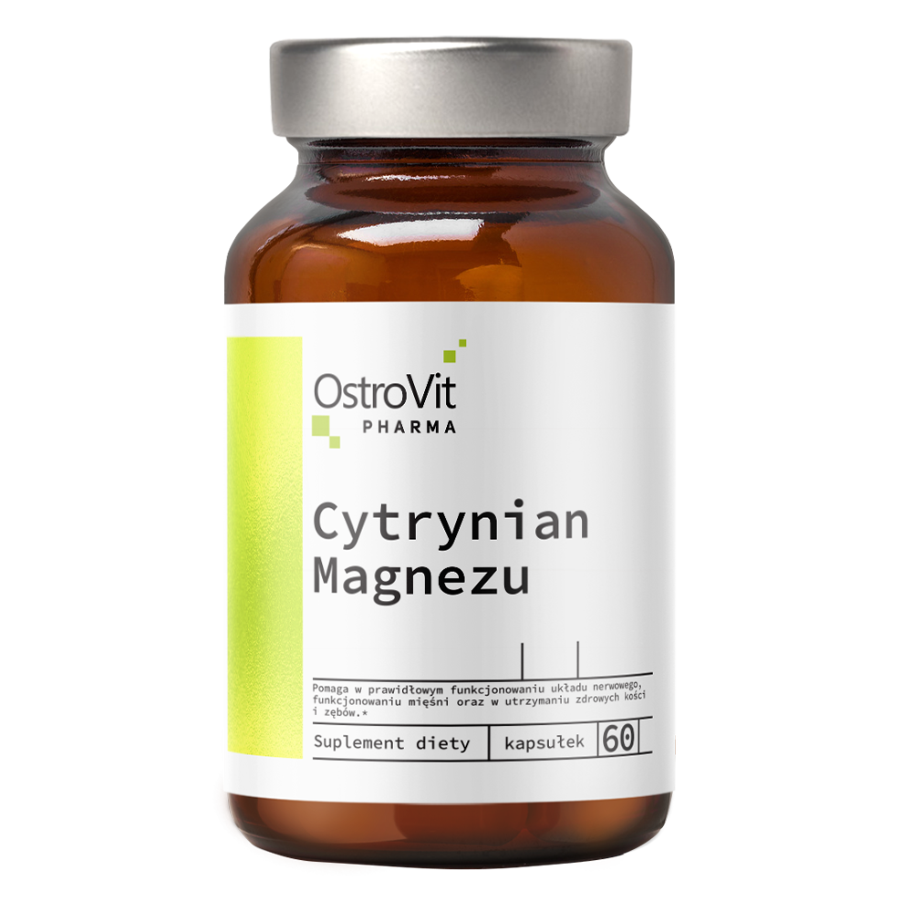 OstroVit Pharma, Cytrynian magnezu, kapsułki wege, 60 szt.