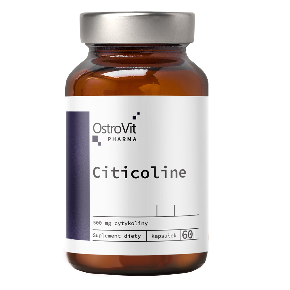 OstroVit Pharma, Cytykolina (Citicoline) 500 mg, kapsułki wege, 60 szt.