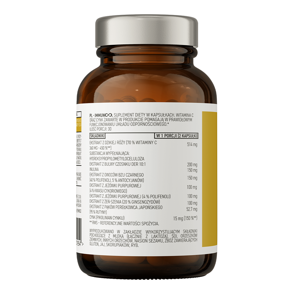 OstroVit Pharma, Immun∞ wsparcie odporności, kapsułki wege, 60 szt.