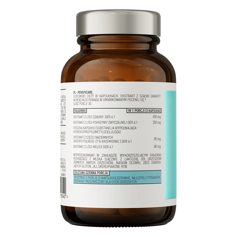 OstroVit Pharma, Bloker potu (Perspicare), kapsułki wege, 90 szt.