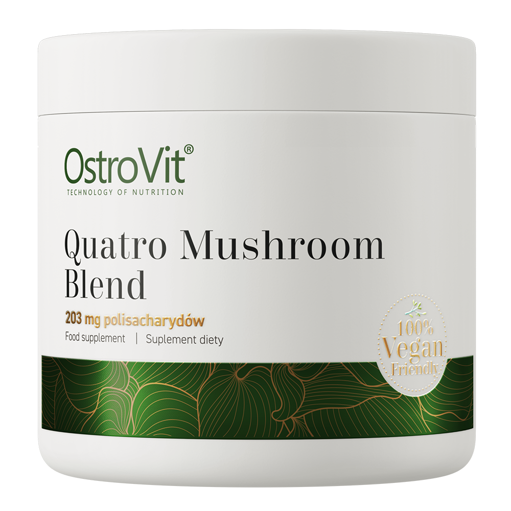 OstroVit, Quatro Mushroom Blend, proszek, 100 g