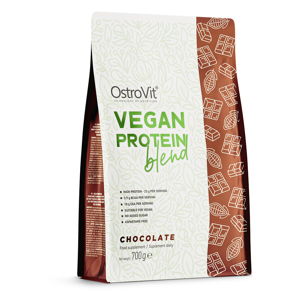 OstroVit, Vegan Protein Blend Chocolate, proszek, 700 g