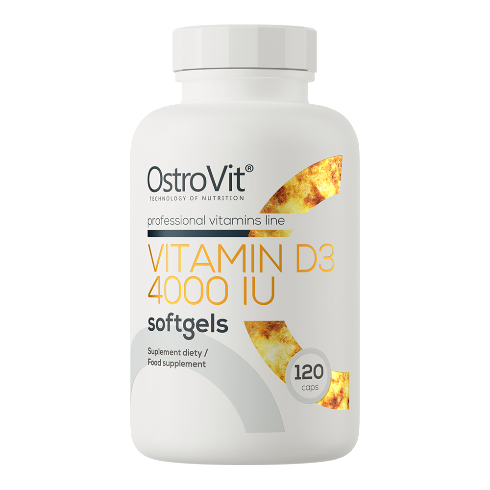 OstroVit, Vitamin D3 4000 IU, softgels, 120 szt.
