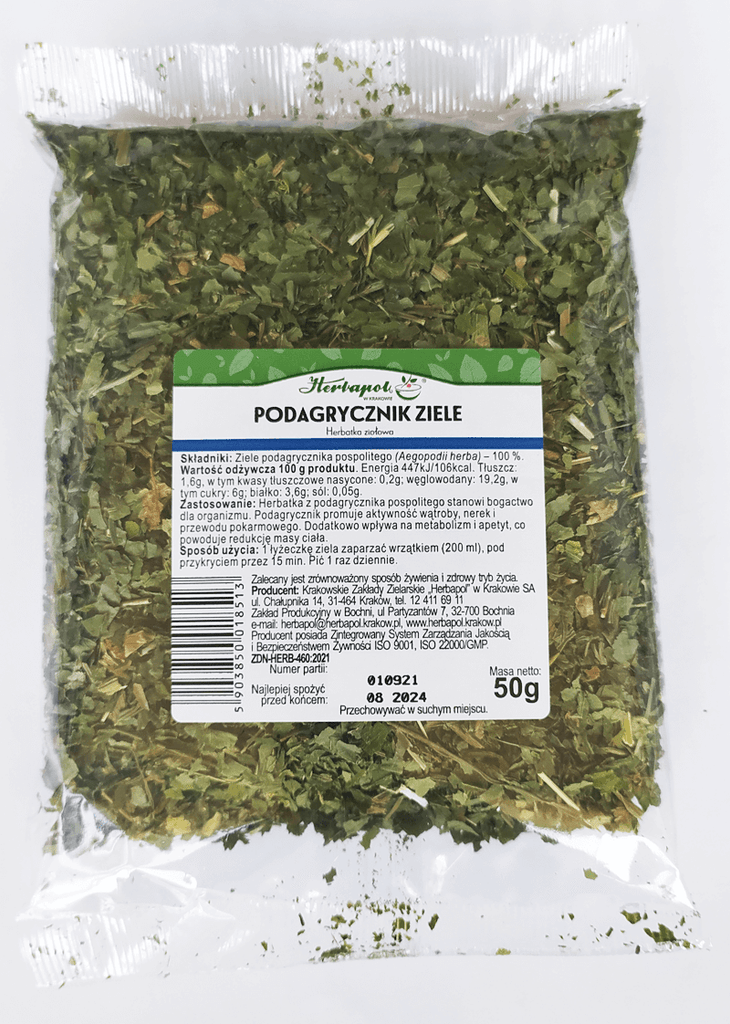 Herbapol w Krakowie, Podagrycznik ziele, susz, 50 g