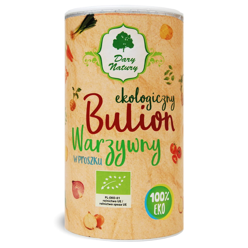 Dary Natury, Bulion warzywny w proszku EKO 200 g