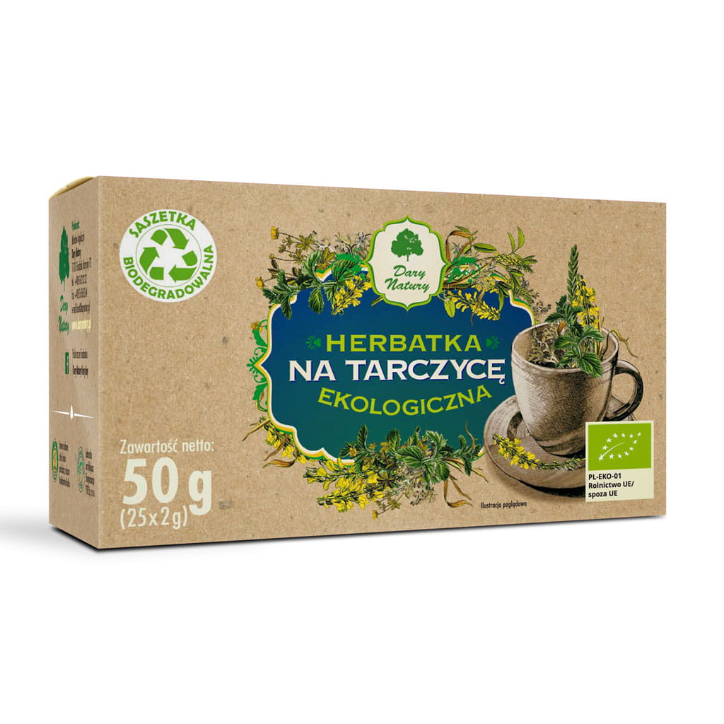 Dary Natury, Herbatka Na tarczycę Eko, saszetki, 25 szt.