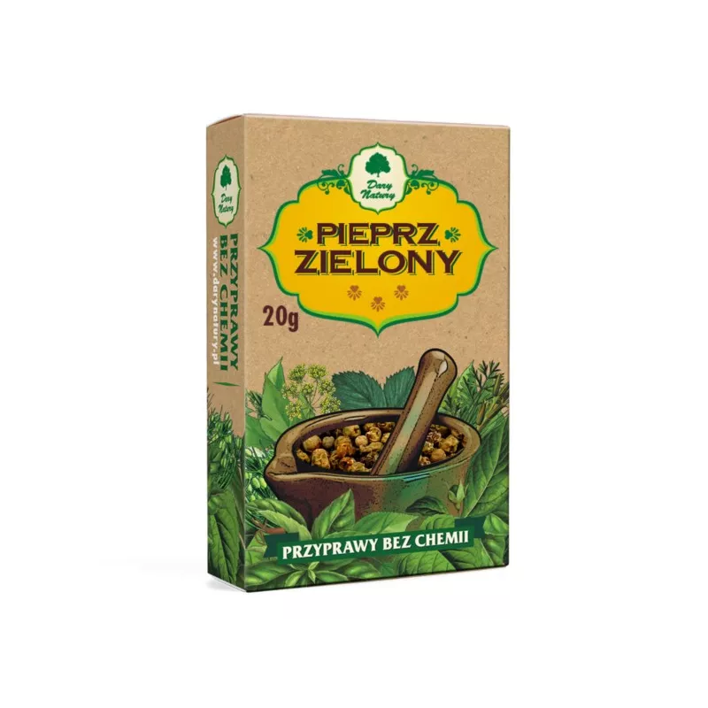 Dary Natury, Pieprz zielony, susz, 20 g