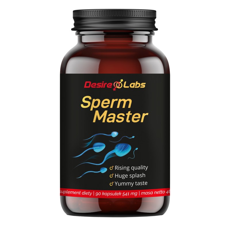 Desire Labs, Sperm Master™, kapsułki wege, 90 szt.