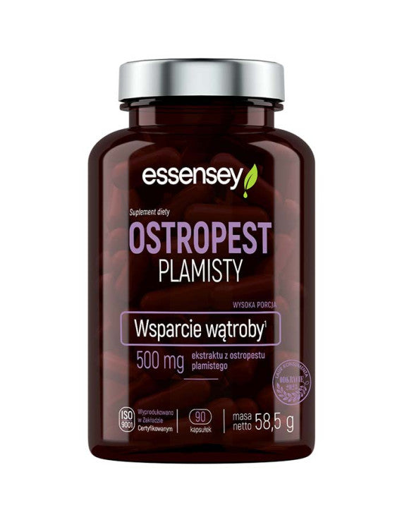 essensey, Ostropest plamisty 500 mg, kapsułki wege, 90 szt.