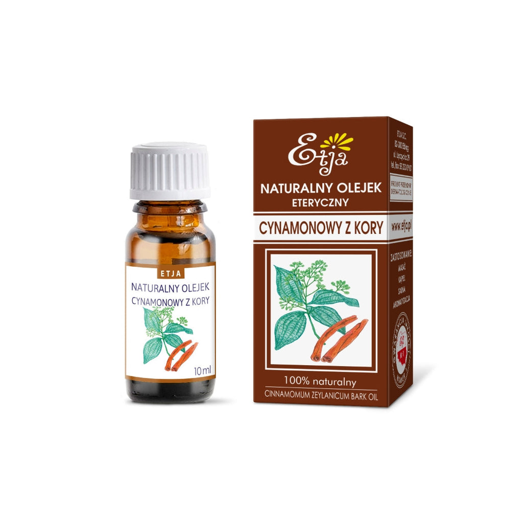 Etja, Naturalny olejek eteryczny Cynamonowy z kory, 10 ml