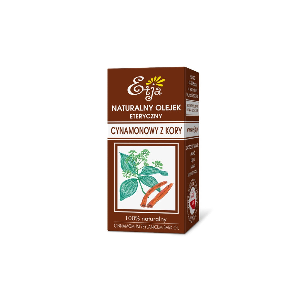 Etja, Naturalny olejek eteryczny Cynamonowy z kory, 10 ml