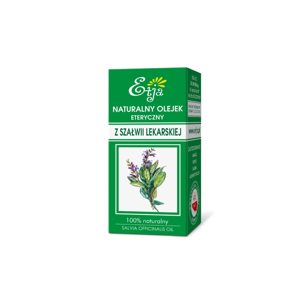 Etja, Naturalny olejek eteryczny Z szałwii, 10 ml
