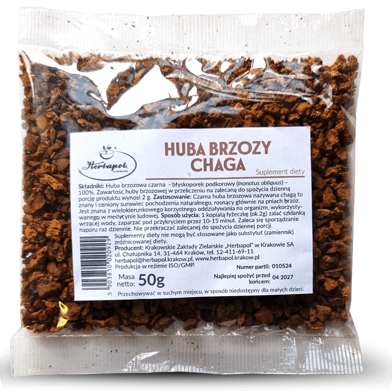 Herbapol Kraków,&nbsp;Chaga&nbsp;Huba brzozy, susz, 50 g