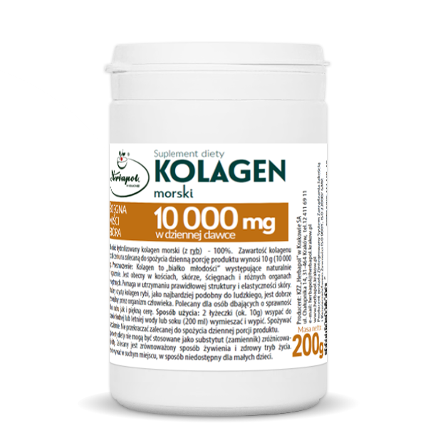 Herbapol Kraków, Kolagen morski 10 000 mg, proszek, 200 g