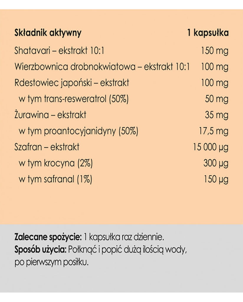 Panaseus, Postmenopauza, kapsułki wege, 50 szt.