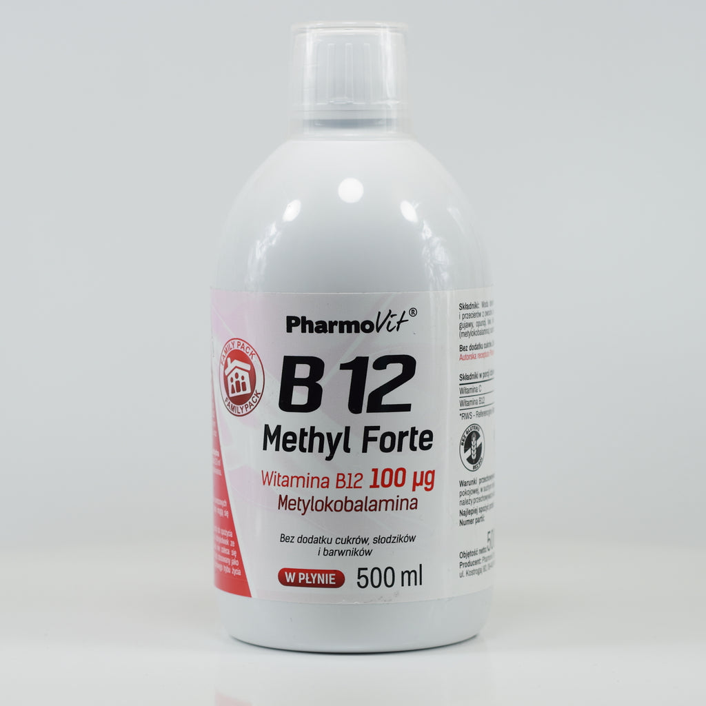 PharmoVit, B12 Methyl Forte Witamina B12 100 µg, płyn, 500 ml