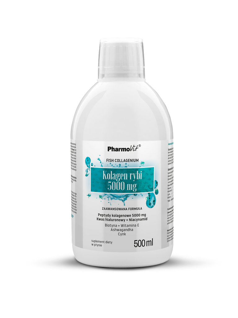 PharmoVit, Kolagen rybi 5000 mg, płyn, 500 ml