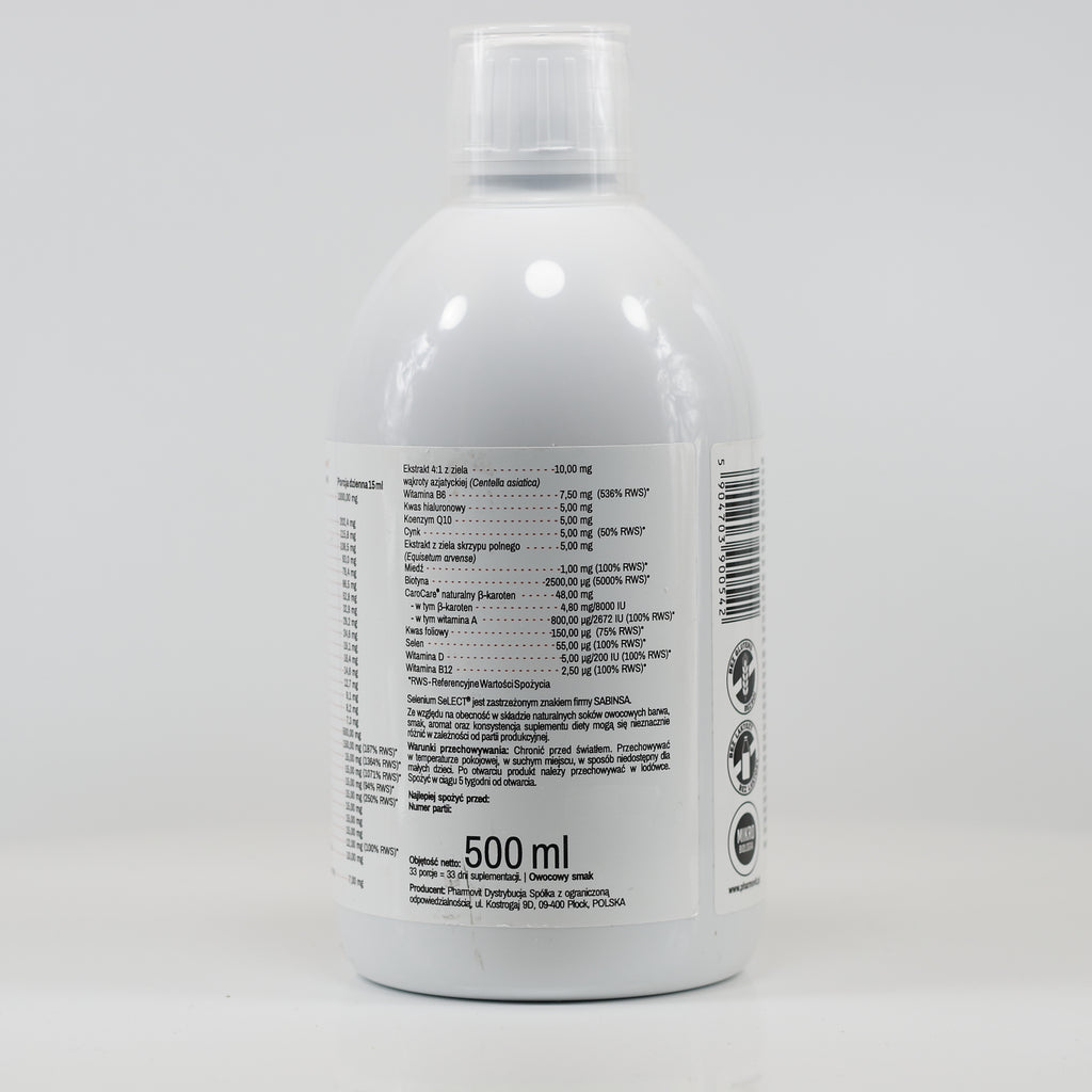 PharmoVit, Włosy Skóra Paznokcie, płyn, 500 ml