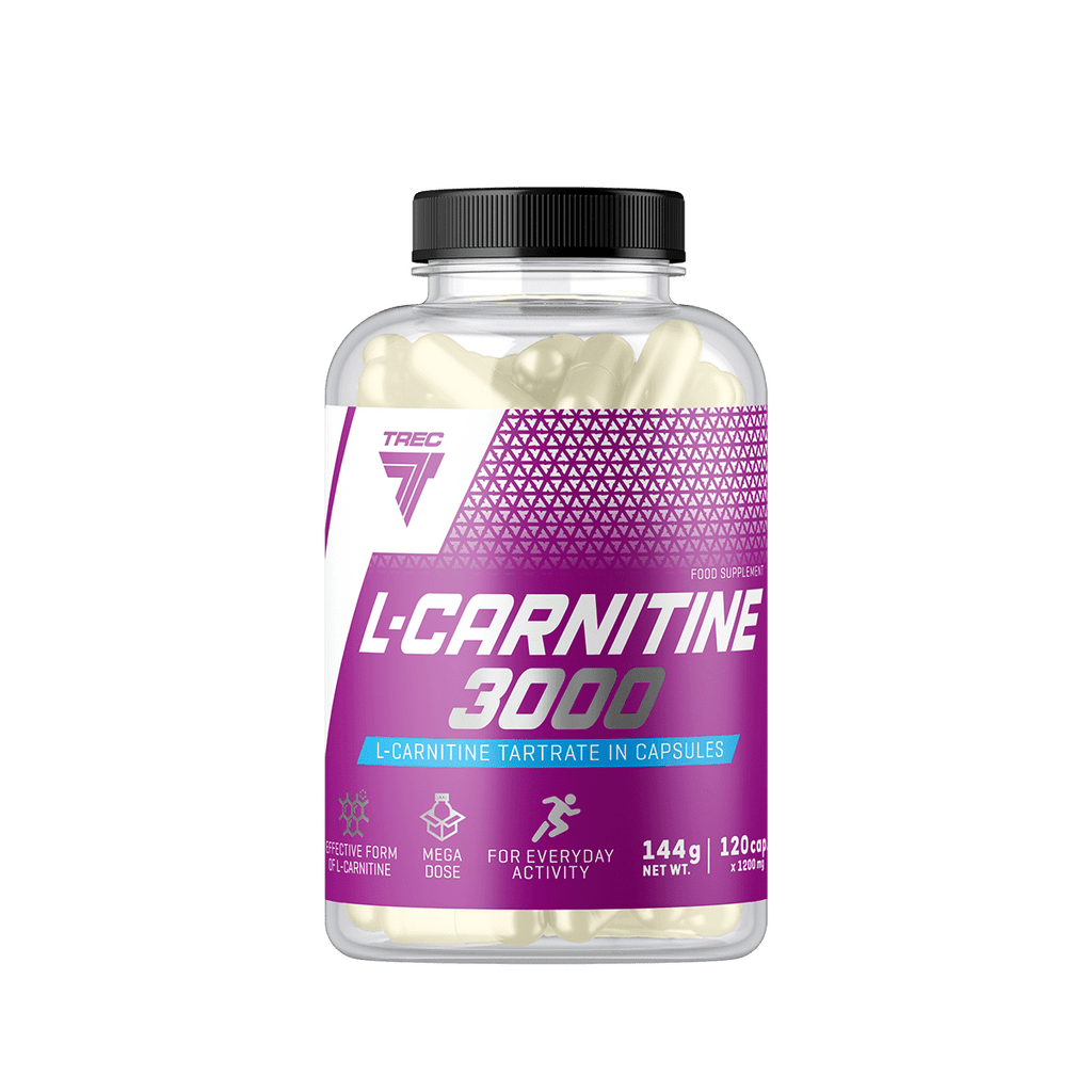 TREC, L-karnityna (l-carnitine) 3000, kapsułki, 120 szt.