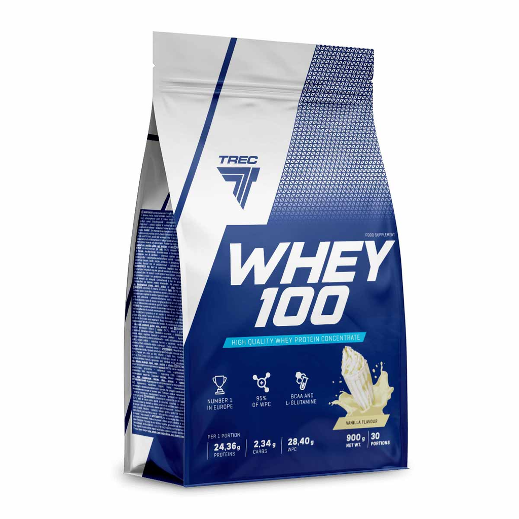 TREC, Whey 100 (WPC), proszek, 900 g