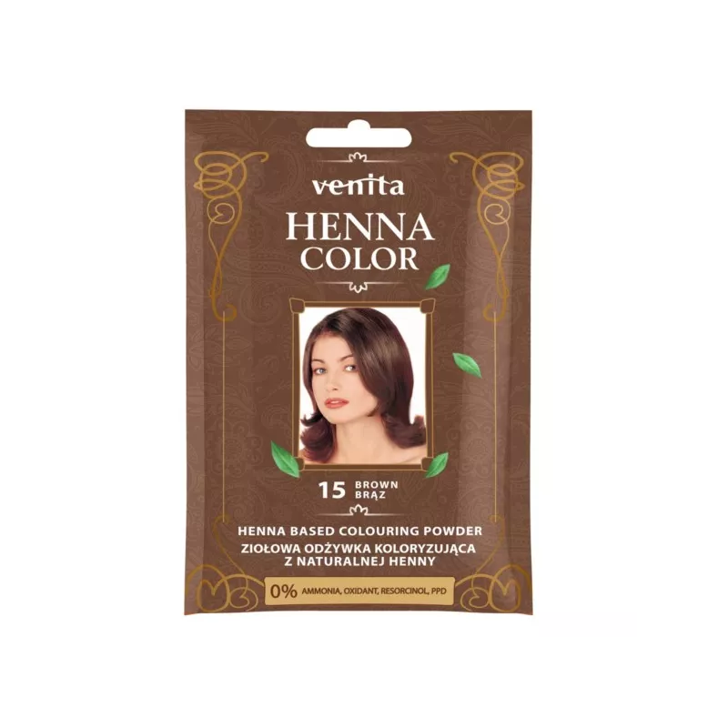 Venita, Henna Color ZOK NR 15 brąz, 25 g